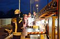 Einsatz BF Hoehenretter Koelner Seilbahn Hoehe Zoobruecke P2296